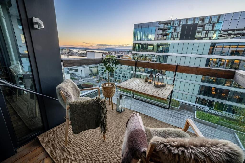 Modern 2Bed Room Sea View Apartment @ Oslo Barcode Eksteriør billede