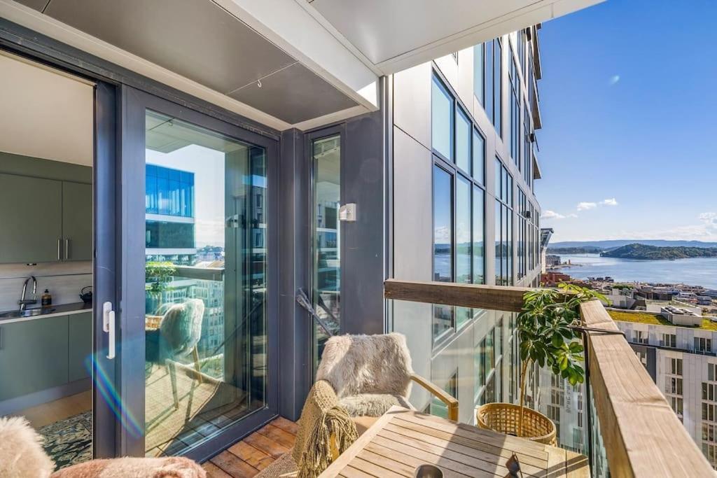 Modern 2Bed Room Sea View Apartment @ Oslo Barcode Eksteriør billede