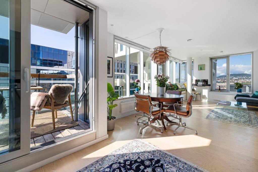 Modern 2Bed Room Sea View Apartment @ Oslo Barcode Eksteriør billede